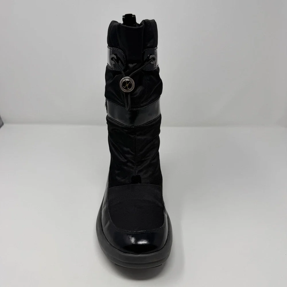 Cole Haan Single RIGHT Boot 8.0B Black Quilted Patent Snow Winter Replace D18525